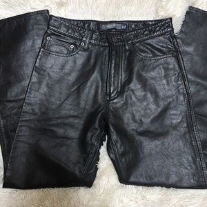 Vintage Gap Leather Bootcut Pants